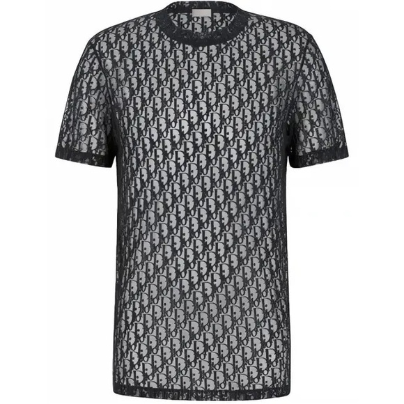 Dior Other - Dior Oblique Jacquard Sheer T-Shirt
